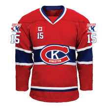 Load image into Gallery viewer, Kingston Canadians Jerseys - HOME + AWAY SET (2 Jerseys)