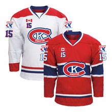 Load image into Gallery viewer, Kingston Canadians Jerseys - HOME + AWAY SET (2 Jerseys)