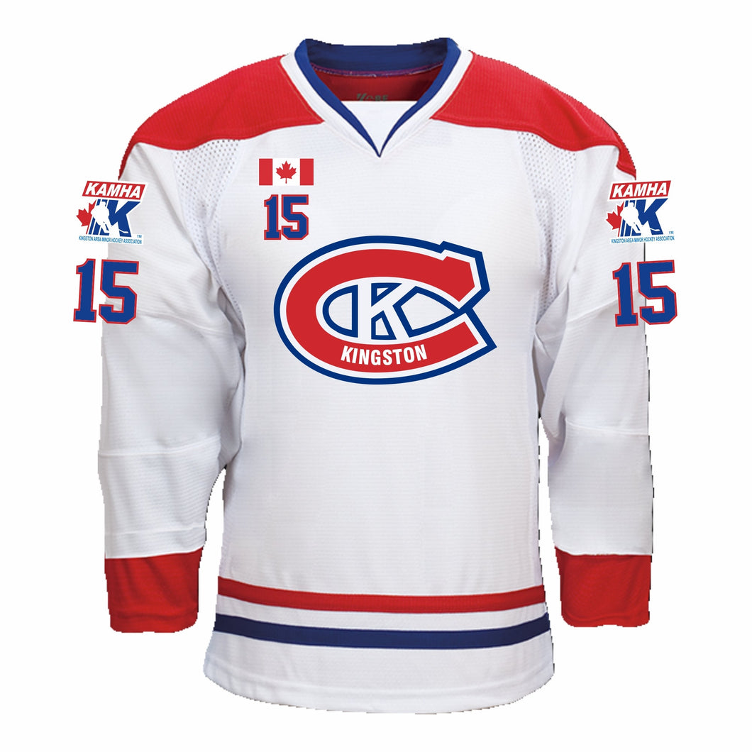 Kingston Canadians Jersey - INDIVIDUAL JERSEY (Home OR Away)