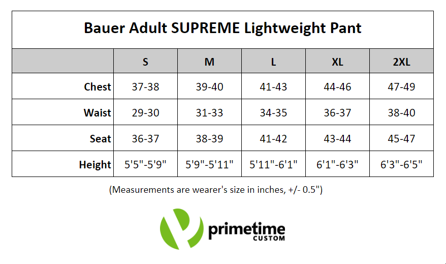 Supreme top pants sizing